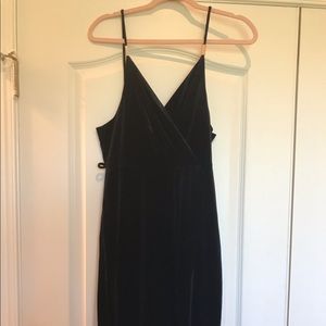 Black Velvet Dress. Size Medium
